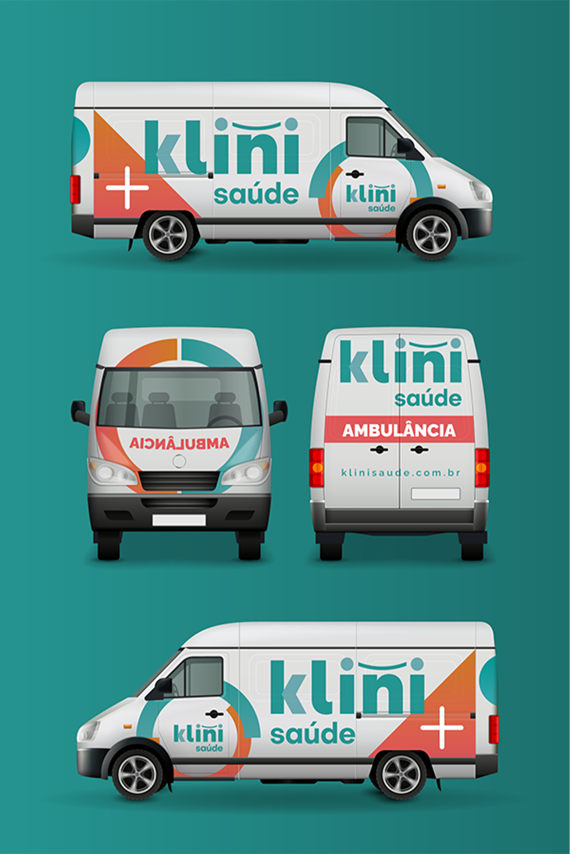 Plotagem de Ambulância Klini Saúde — Imagem 2