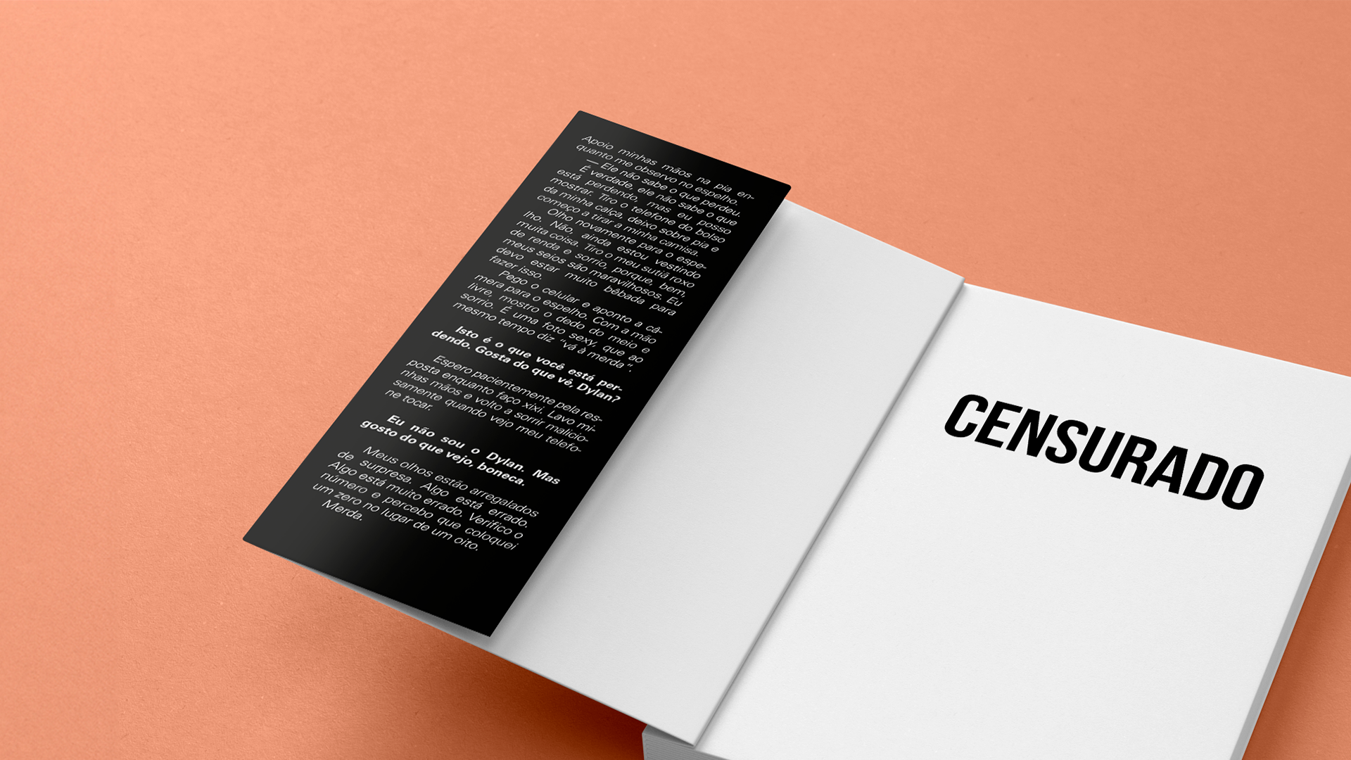 Livro Censurado — Orelha e Página de Título