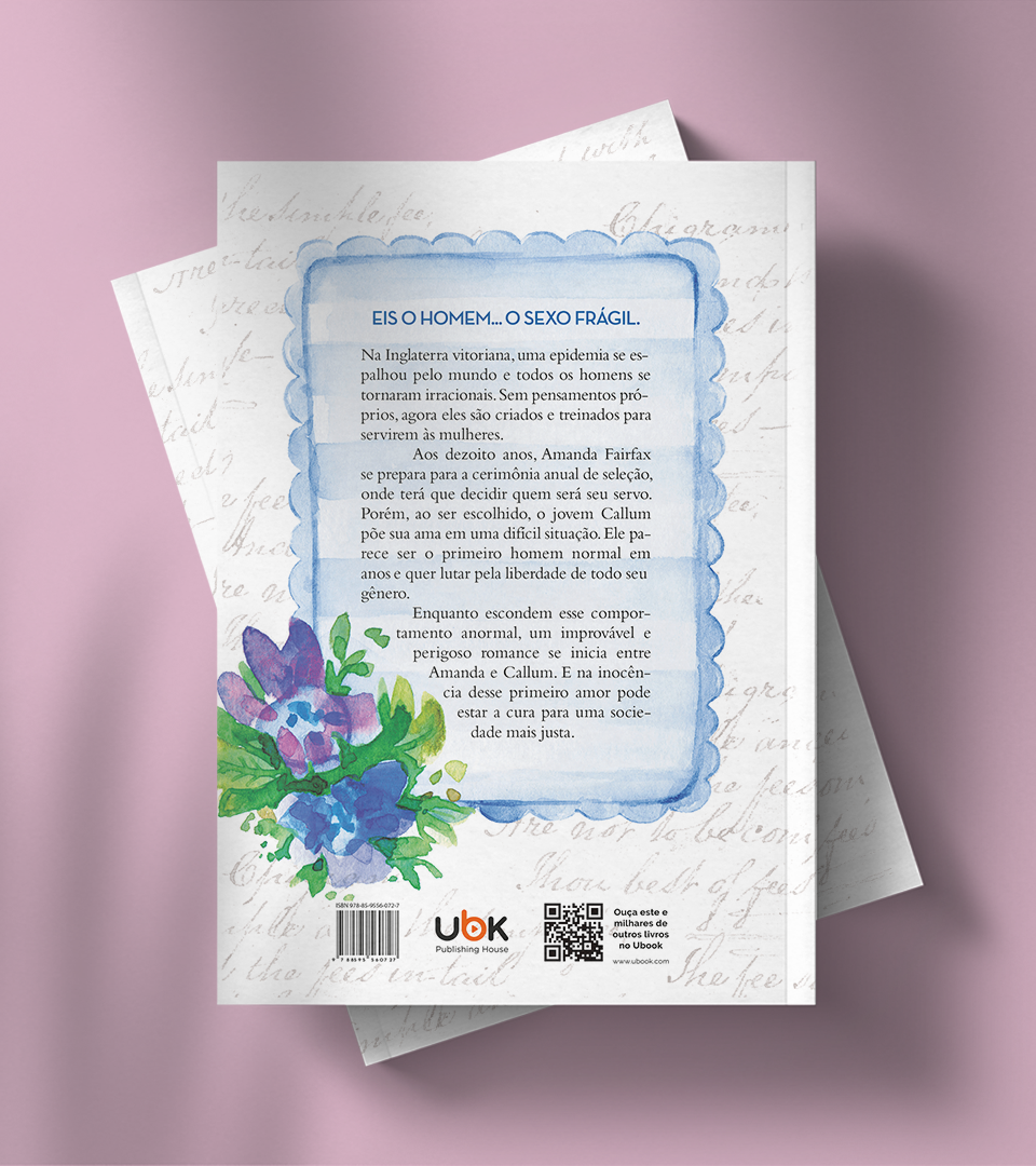 Livro Um Anjo na Casa — Contracapa