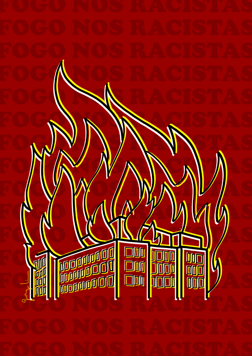 Fogo nos Racistas — Ilustração