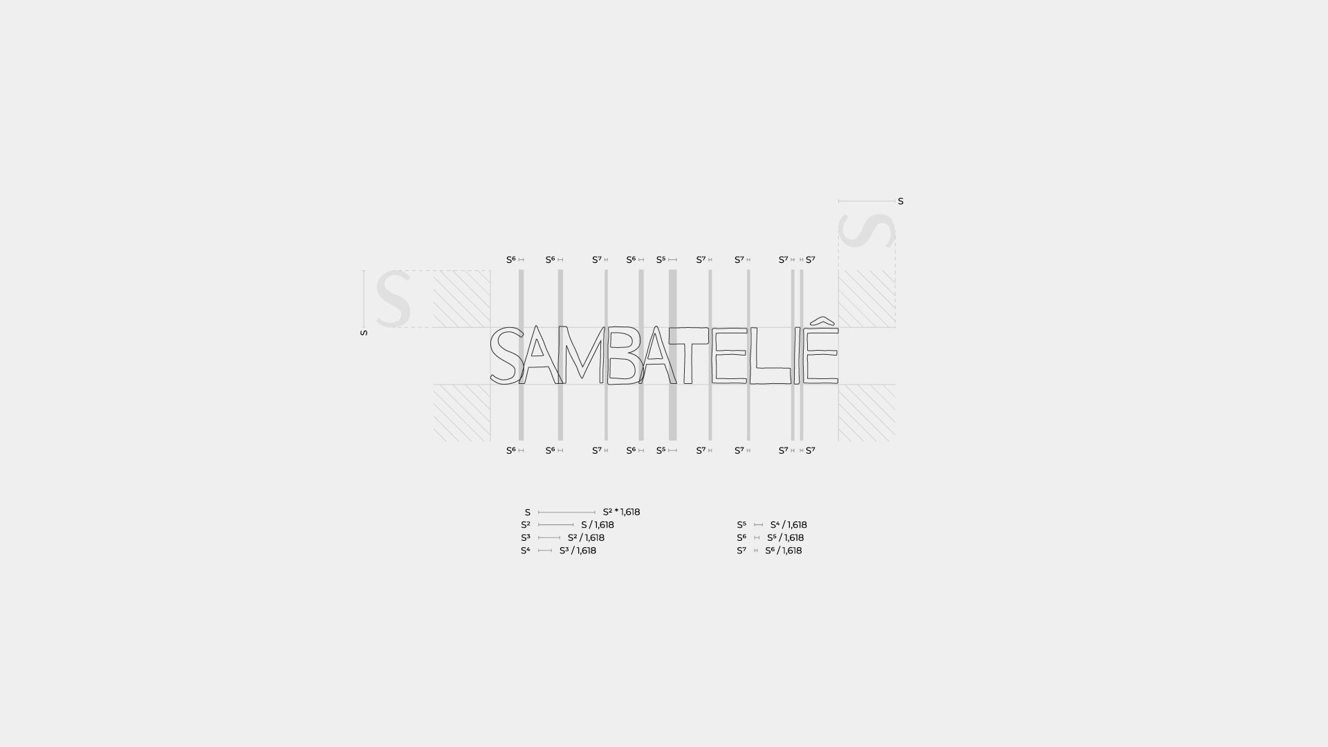 Sambateliê — Grid Tipográfico Horizontal