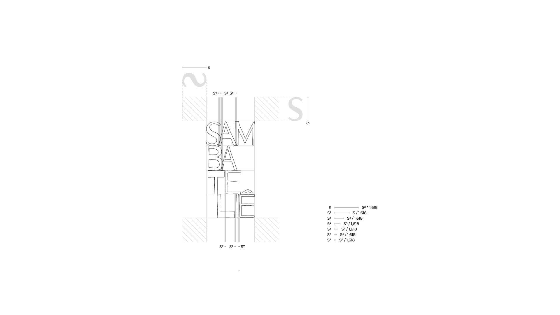 Sambateliê — Grid Tipográfico Vertical